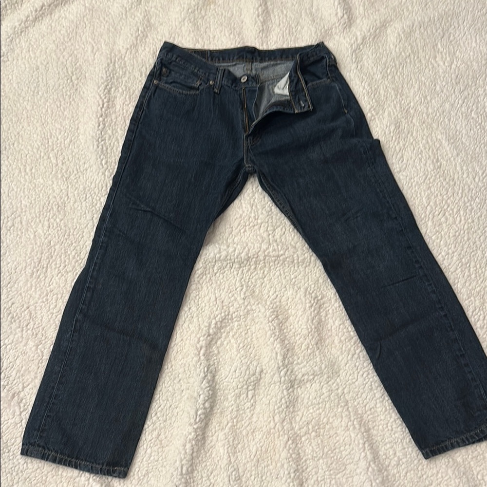 Levi's Dark Blue Straight Jeans Classic Style